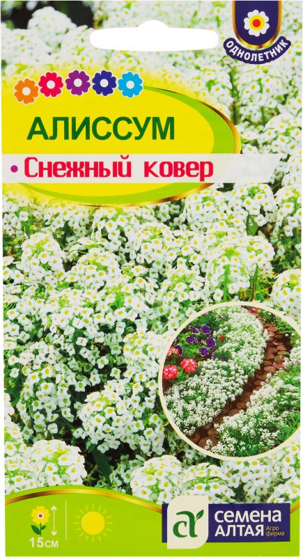 Алиссум снежный ковер семена Алтая