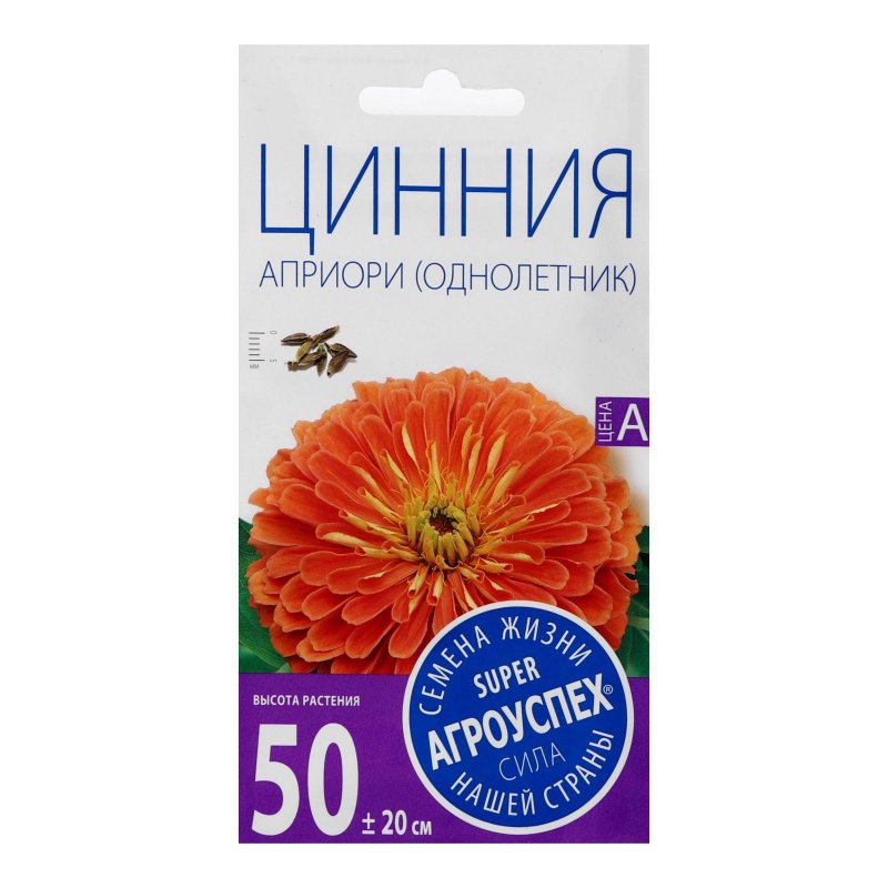 Цинния георгиновидная, смесь