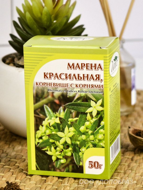 Rubia tinctorum сырье
