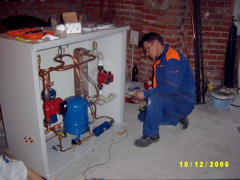 Vaillant котельная тепловой насос