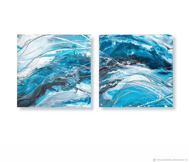 Fluid Art в интерьере