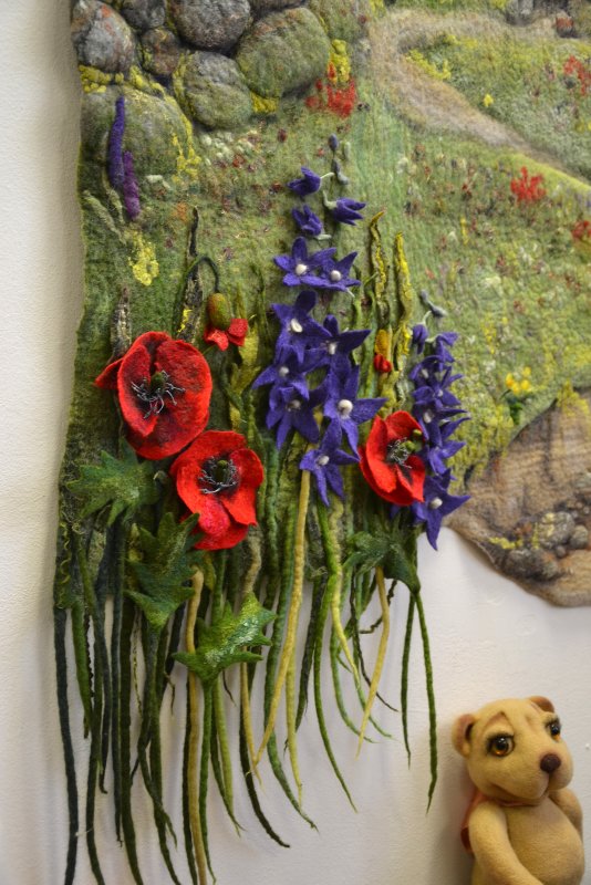 Flower felt Flower Wall Garden