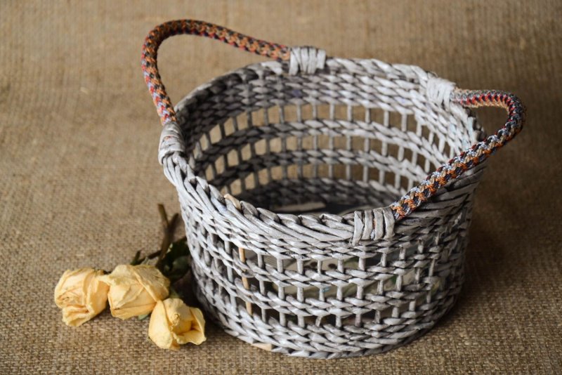 Коробки из бумажной лозы