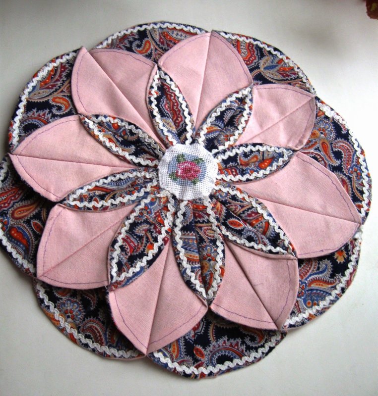 Вязаные корзинки