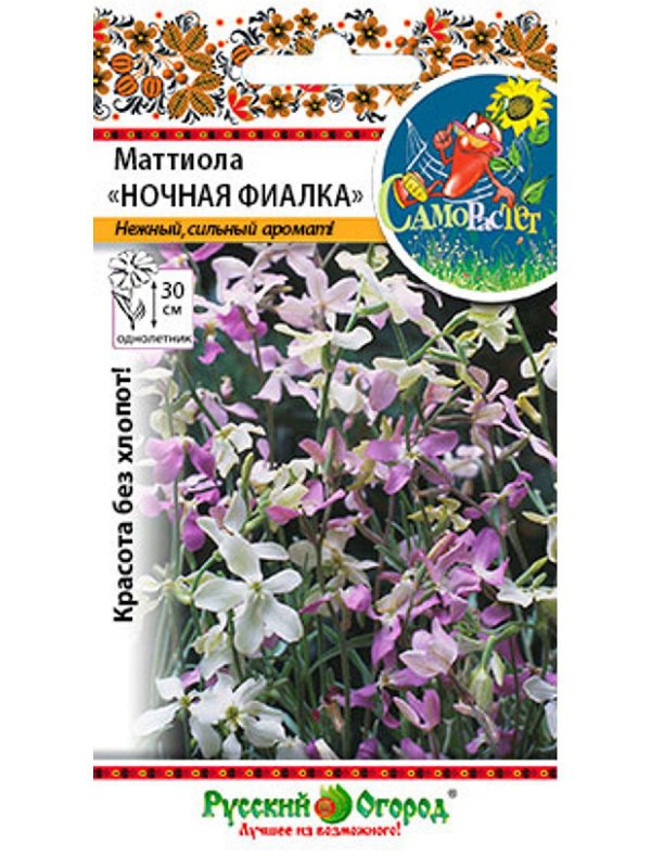 Маттиола ночная фиалка смесь