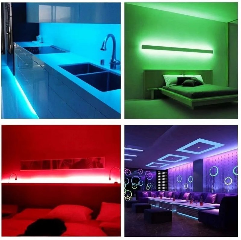 Напольный плинтус с подсветкой PN 050 led Евровуд
