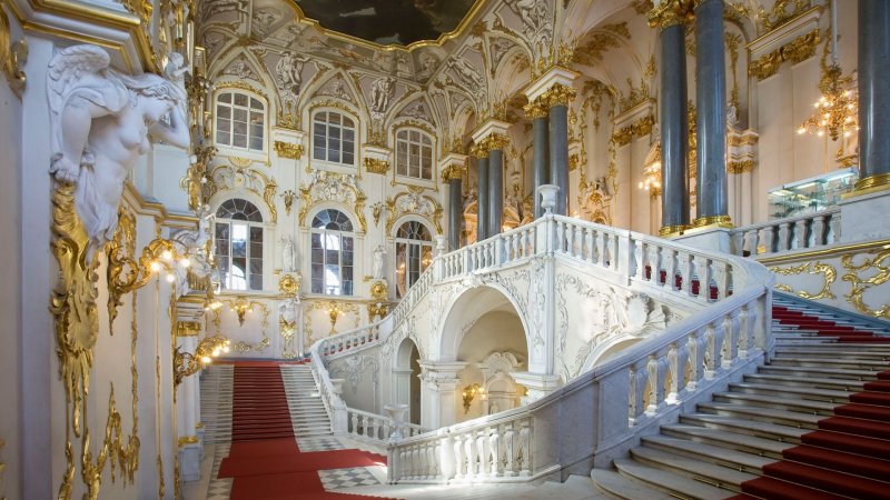 Эрмитаж Иорданская лестница маршрут
