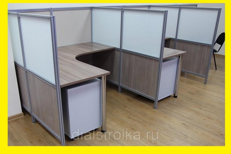 Перегородка офисная, мобильная 1500 х h1700