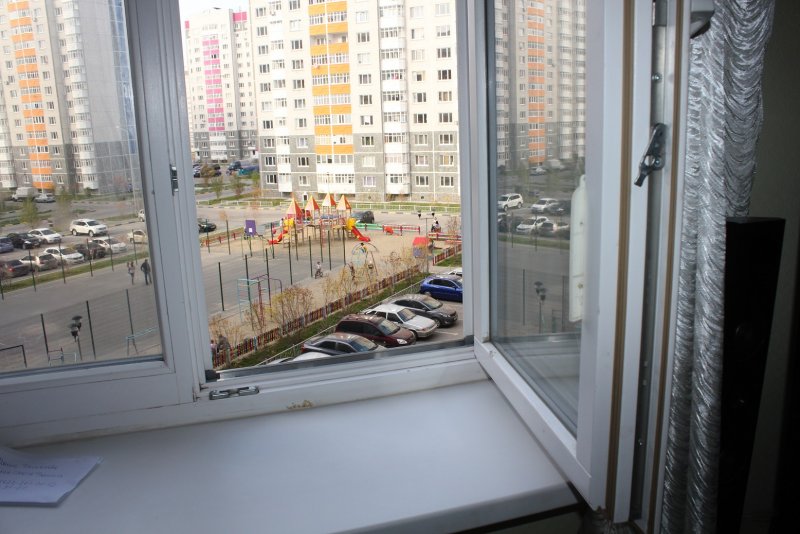 Вид с окна многоэтажки