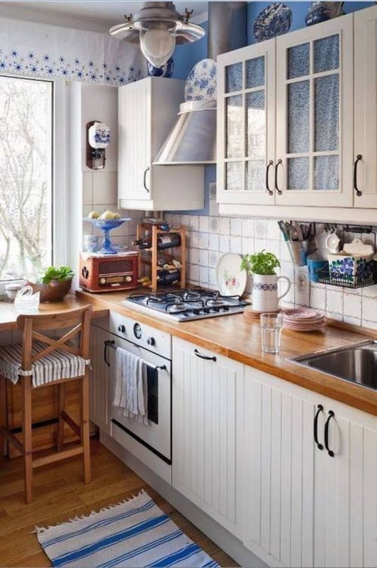 Кухня икеа в прованском стиле