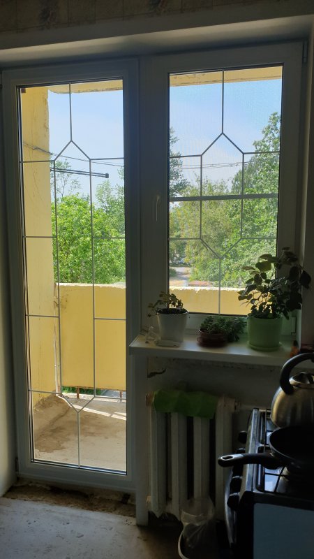Штульповая дверь ПВХ Rehau