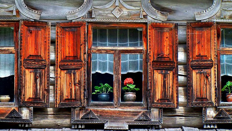 Старинные окна