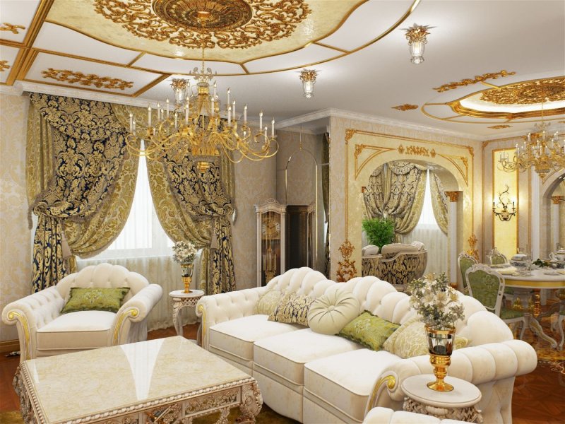 Спальня рококо Барокко