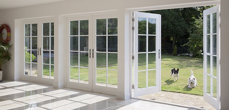 Французские двери VEKA