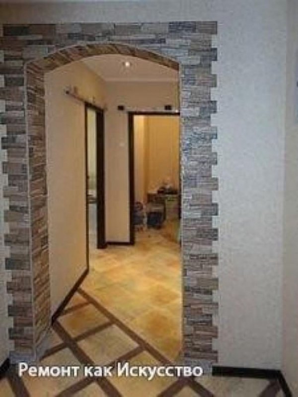 Арки Отделанные декоративным камнем