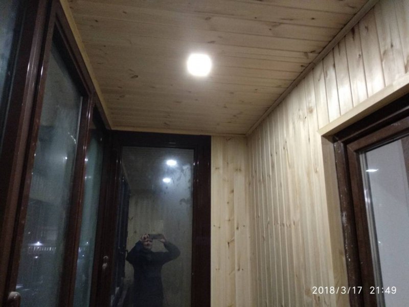 Балкон КПД вагонка