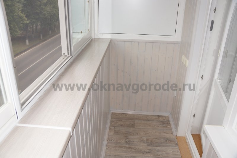 Балконы на Клыкова отделка