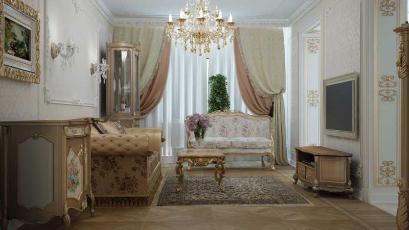 Квартира в стиле рококо Барокко