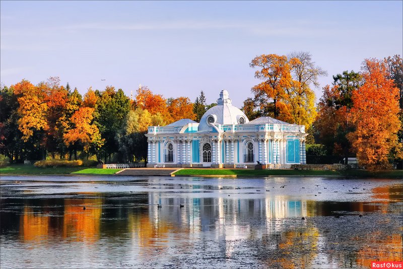 Китайская беседка Екатерининский парк Царское село