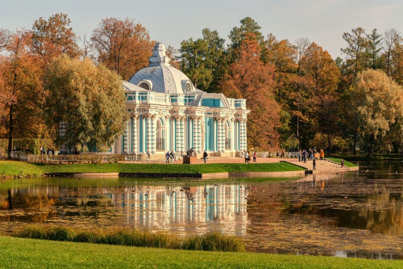 Екатерининский парк Москва осень