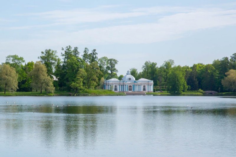 Царское село ночь обои