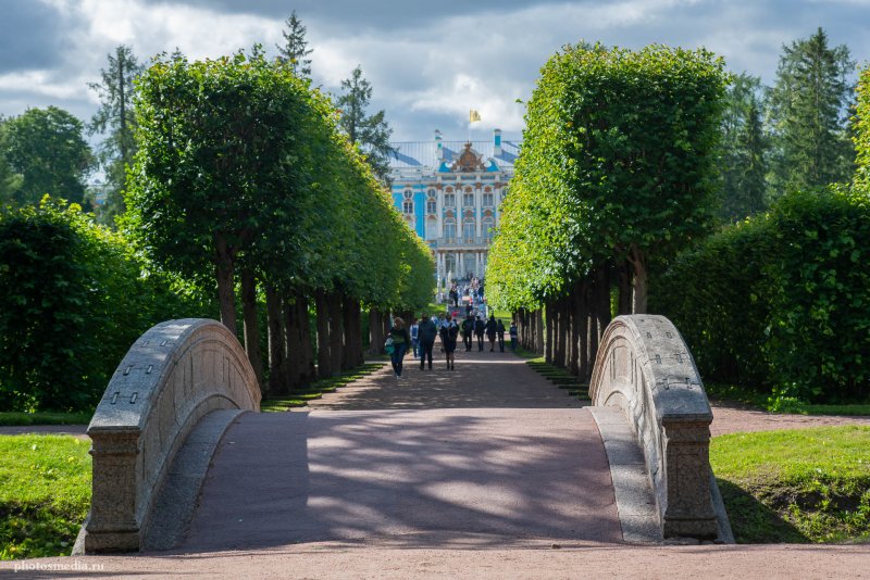 Екатерининский парк Царское село осень