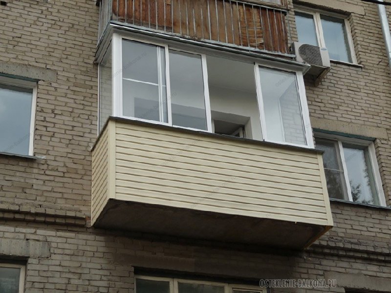 Сайдинг для наружной отделки балкона