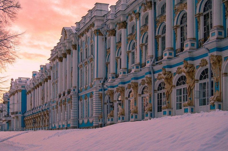 Екатерининский парк зимой