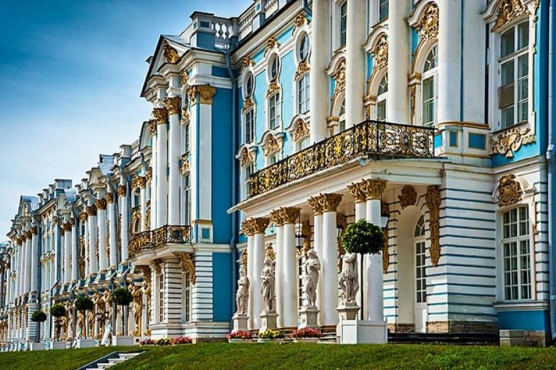 Архитектура Екатерининский дворец в Санкт-Петербурге