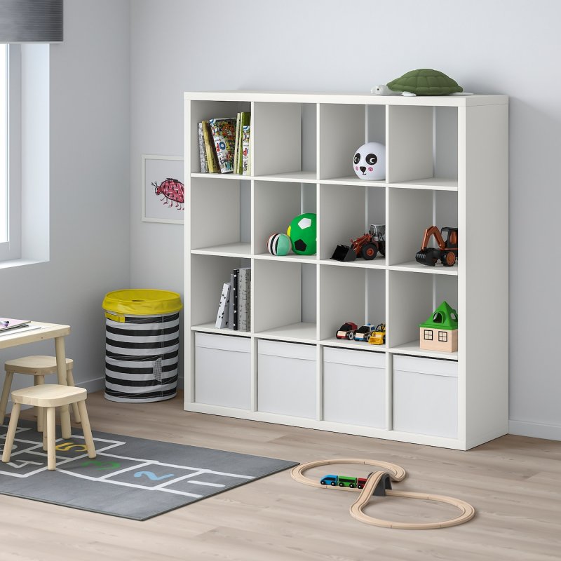 Стеллаж белый Kallax ikea 147*147