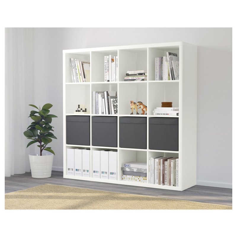 Стеллаж белый Kallax ikea 147*147