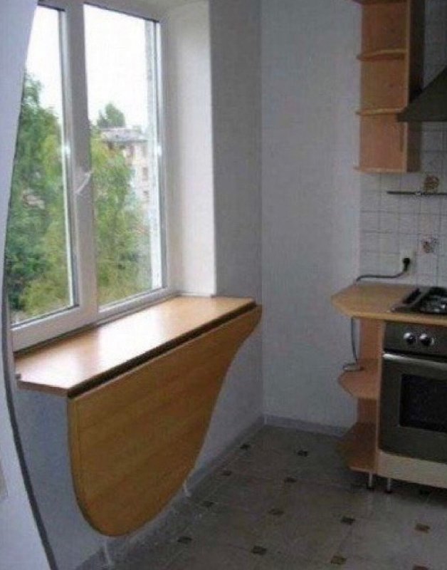Барная стойка из подоконника