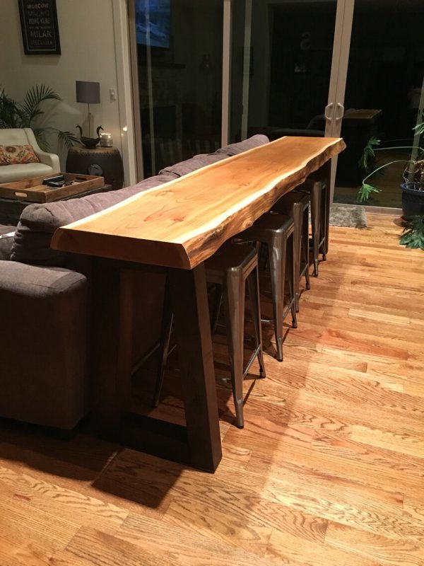 Барные стойки из дерева