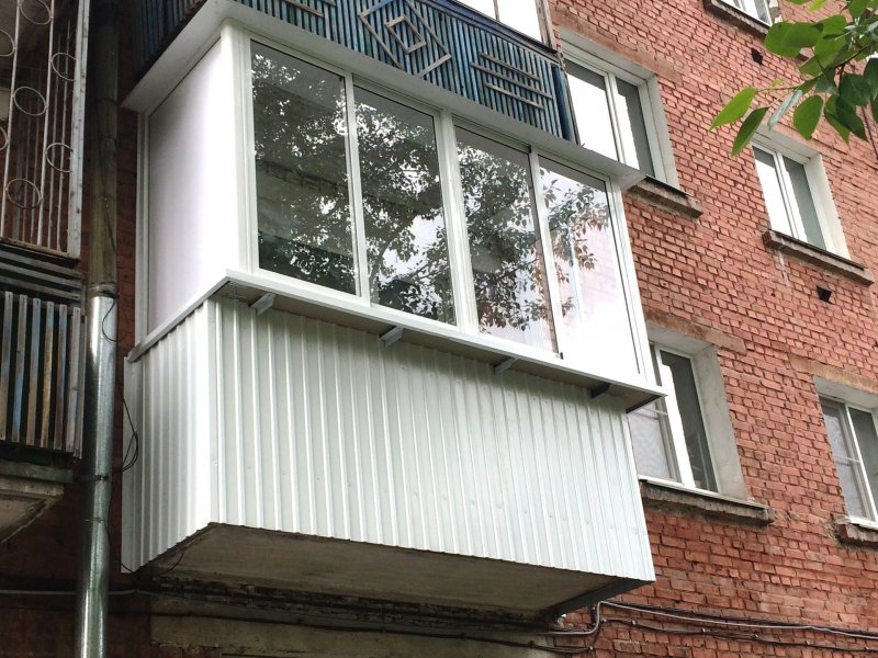 Лоджии алюминиевая балкон