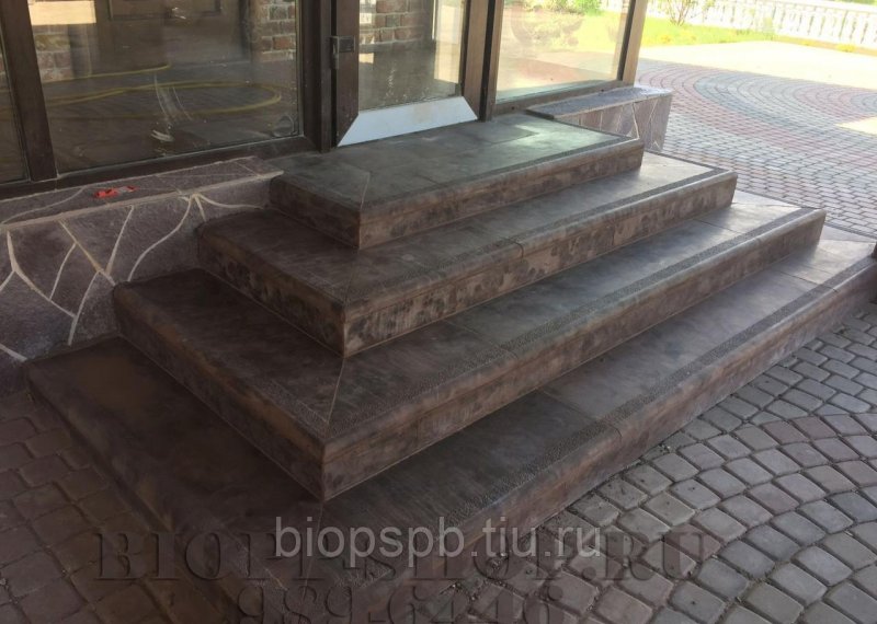 Ступеньки из тротуарной плитки
