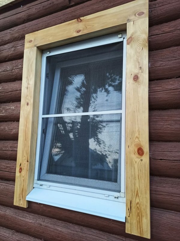Деревянная обналичка на окна