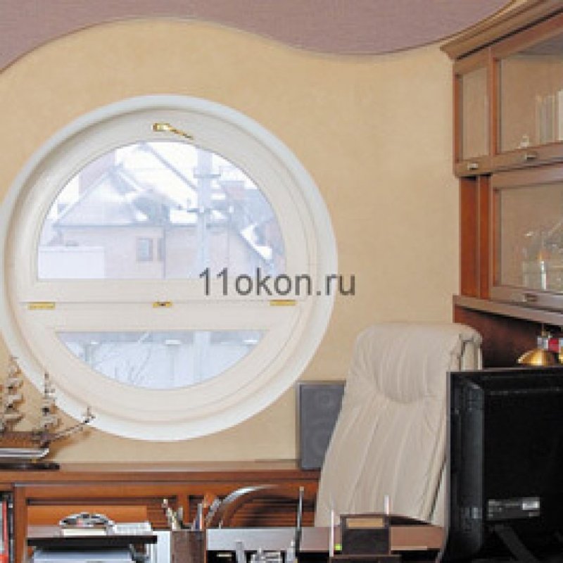 Пластиковые окна круглой формы
