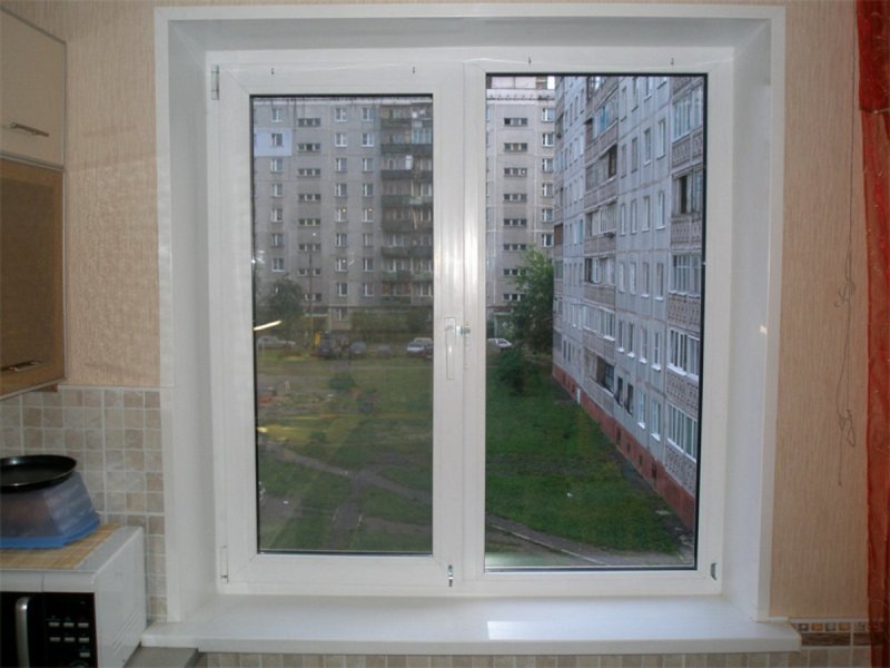 Окно 1500х1500 двухстворчатое