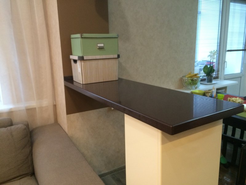 Пристенные барные стойки