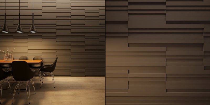 Гипсовая 3d панель "Stahl"