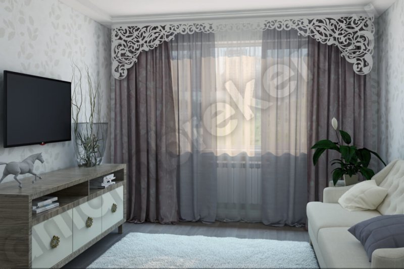 Фигурные ламбрекены