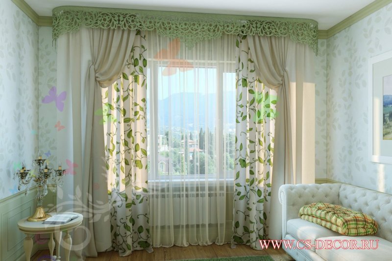 Фигурные ламбрекены