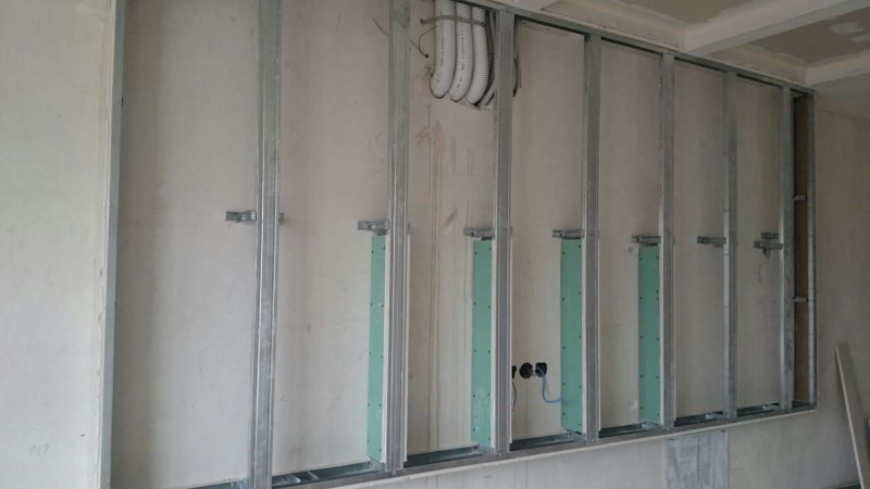 ГКЛ перегородка 80 мм