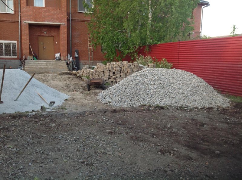 Отсыпка парковки
