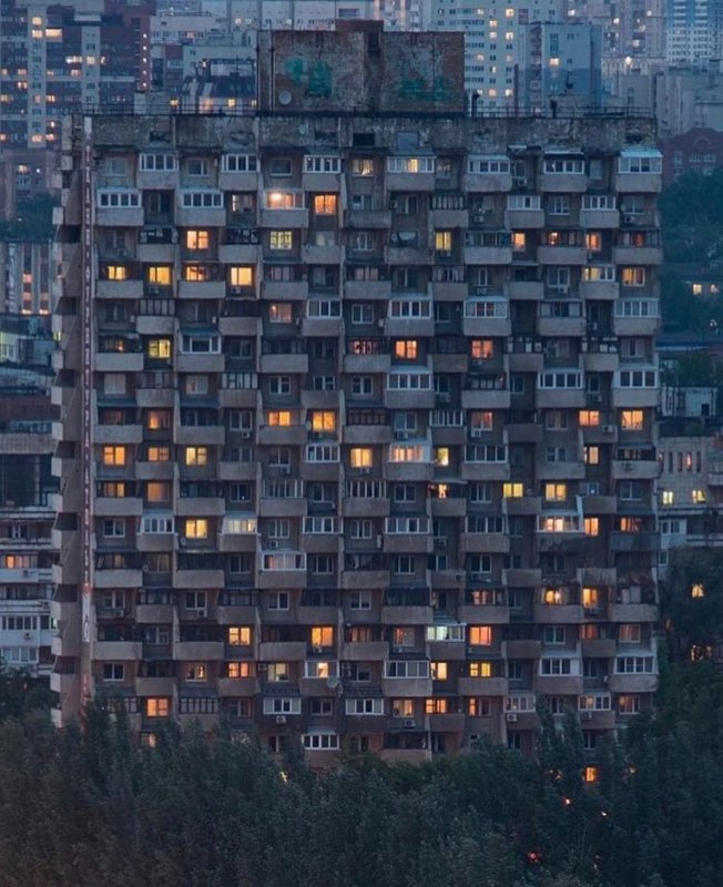 Хрущевки ночью