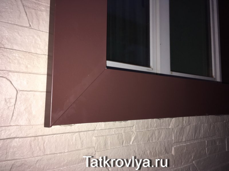Откос оконный наружный металлический