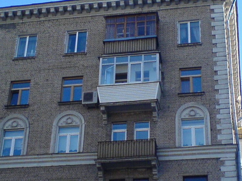Балкон в сталинке