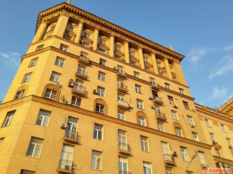 Сталинские здания Кутузовский проспект