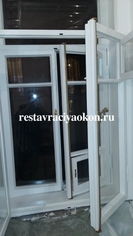 Старые окна деревянные в сталинке