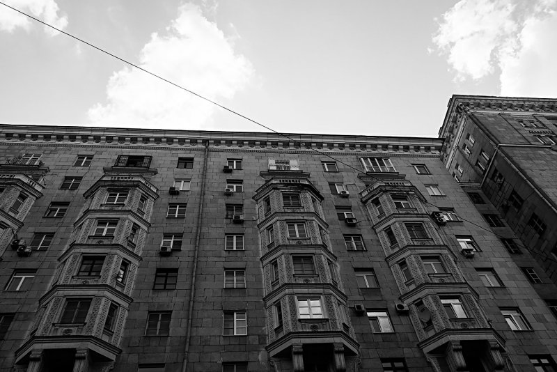 Сталинские квартиры снаружи